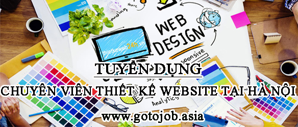 Tuyển dụng chuyên viên thiết kế website tại Hà Nội