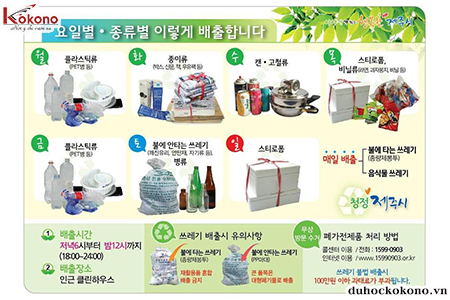 Du học sinh Hàn Quốc cần phải học những quy tắc vứt rác này!