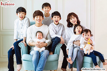 Từ vựng tiếng Hàn về cách xưng hô trong gia đình