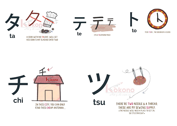 học bảng chữ cái tiếng Nhật Katakana